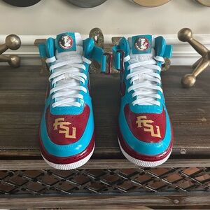 FSU Themed Sneakers - Red and Blue